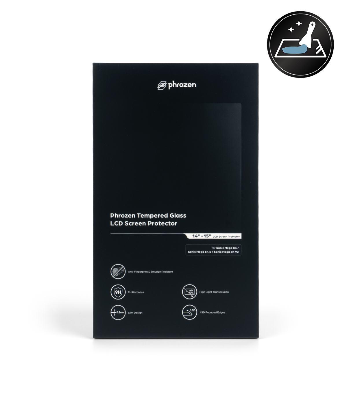Phrozen Tempered Glass LCD Screen Protector for Mega 8K / 8K S (2 Sets)