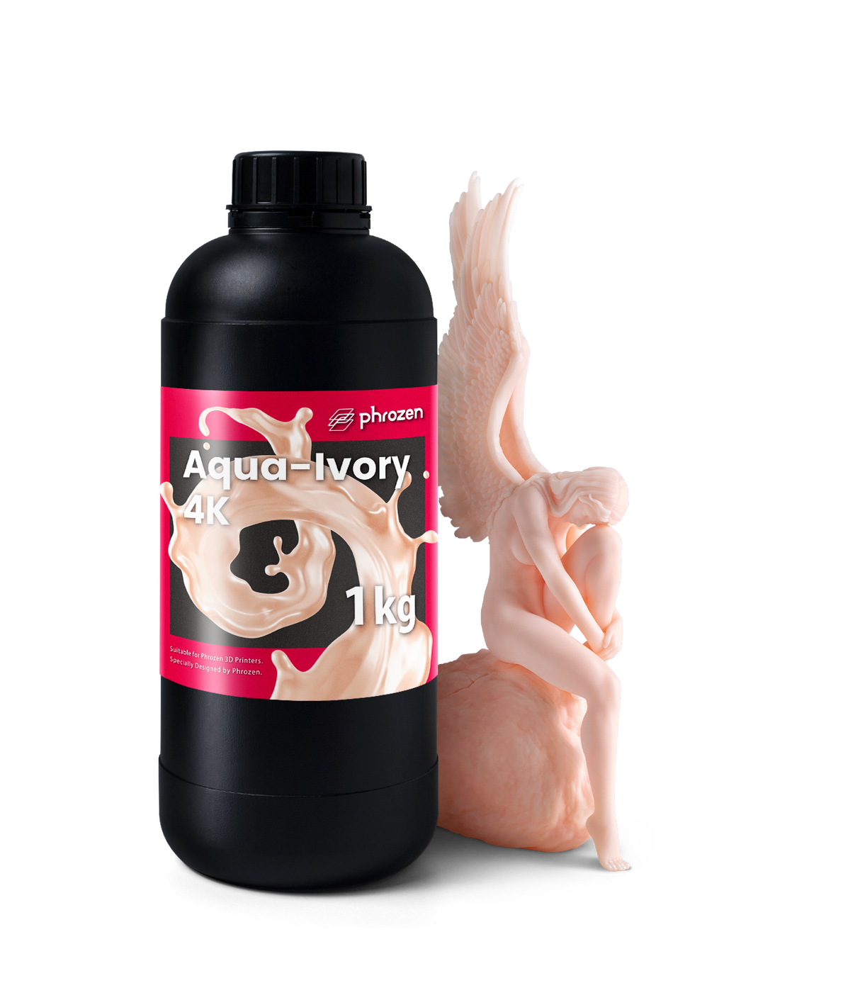 Phrozen Aqua 4K 3D printer resin in ivory