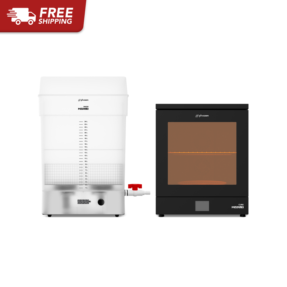 Wash Mega S+ Cure Mega S AU Bundle