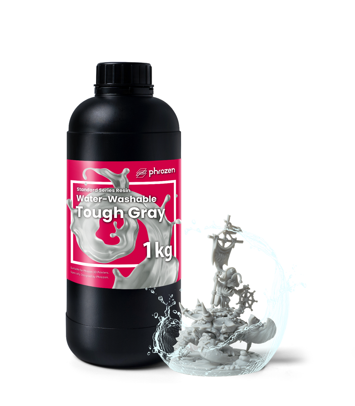 Phrozen Water-Washable Tough Resin-Gray