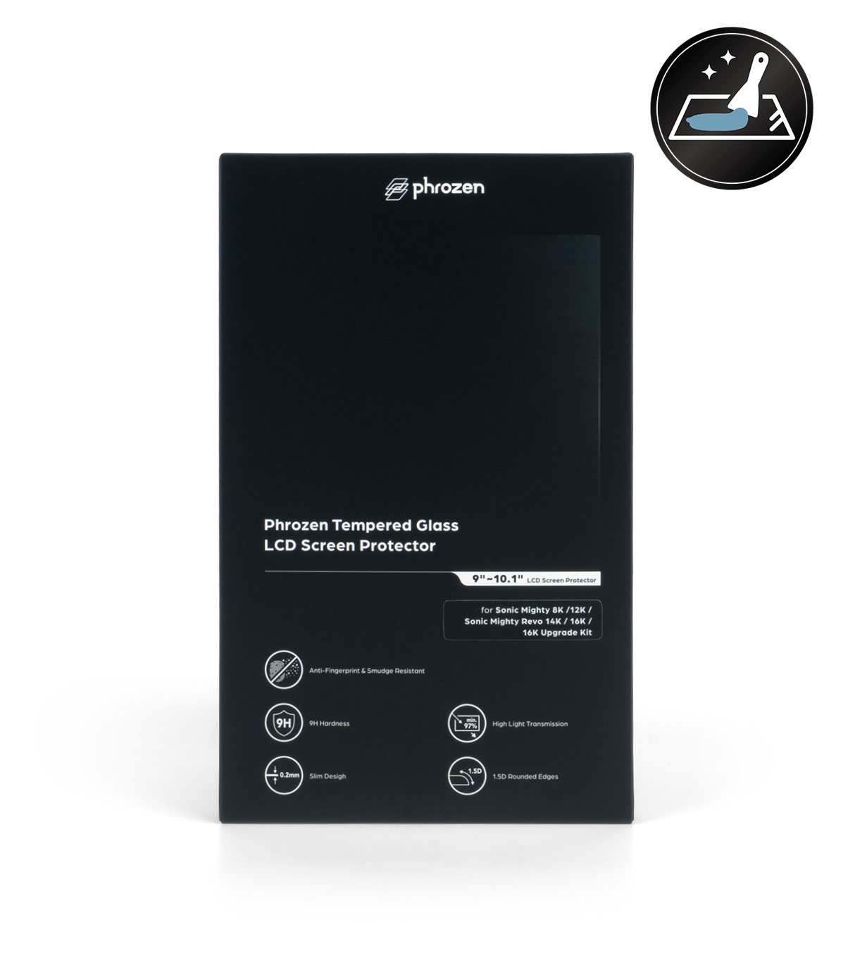 Phrozen Tempered Glass LCD Screen Protector for Mighty 8K / 12K / Revo 14K / Revo 16K (2 Sets)