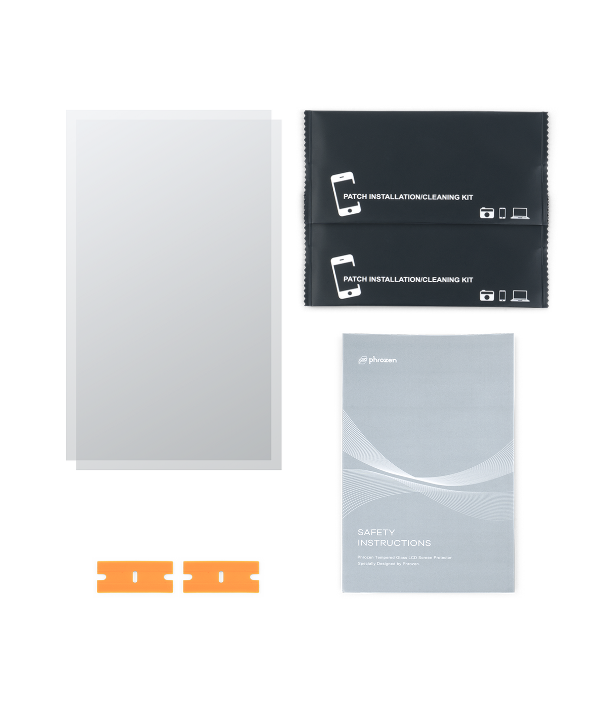 Phrozen Tempered Glass LCD Screen Protector for LS+ (2 Sets)