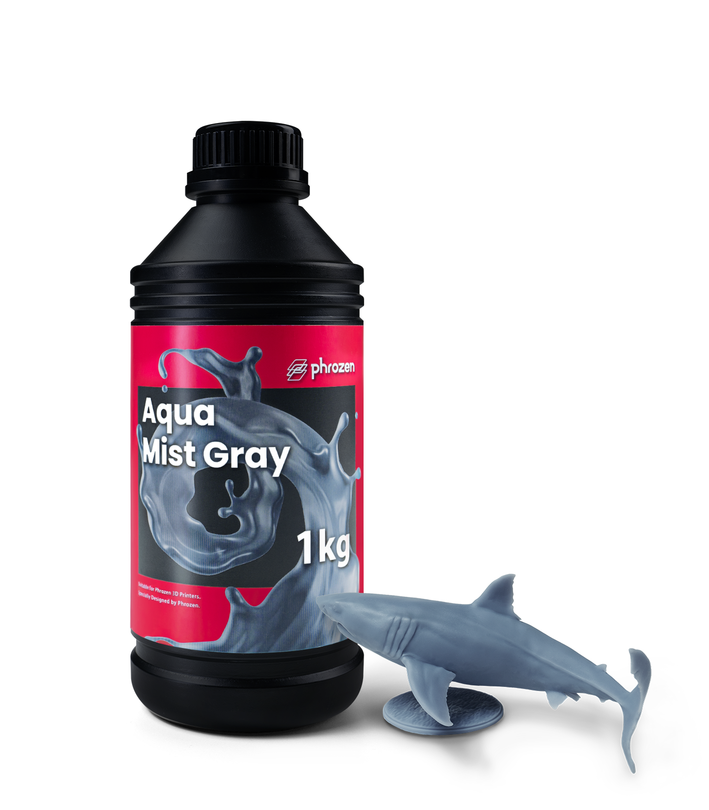 Phrozen Standard Aqua Oat White / Mist Gray Resin