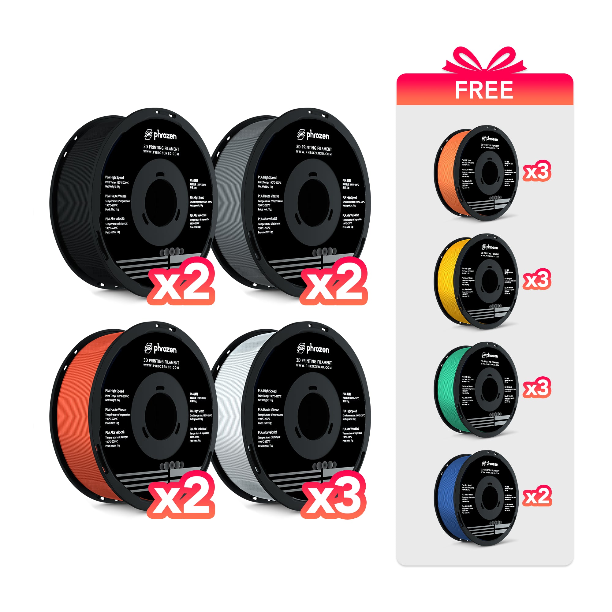 High-Speed PLA Buy 9 Get 11 Free