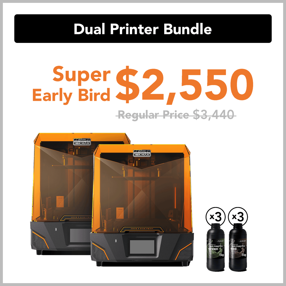 Revo MAX Dual Printer Bundle-Super Early Bird