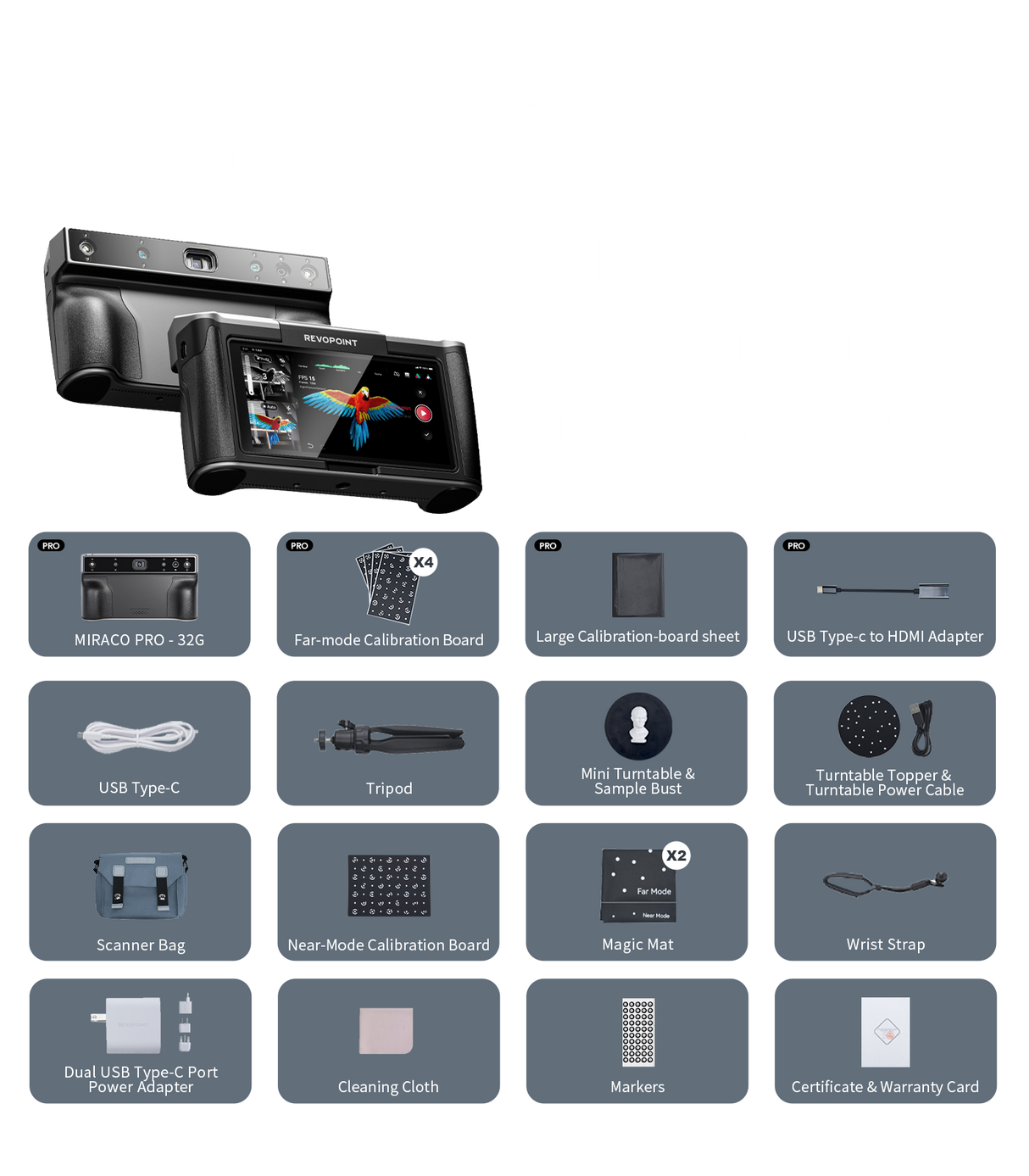 Revopoint MIRACO 3D Scanner