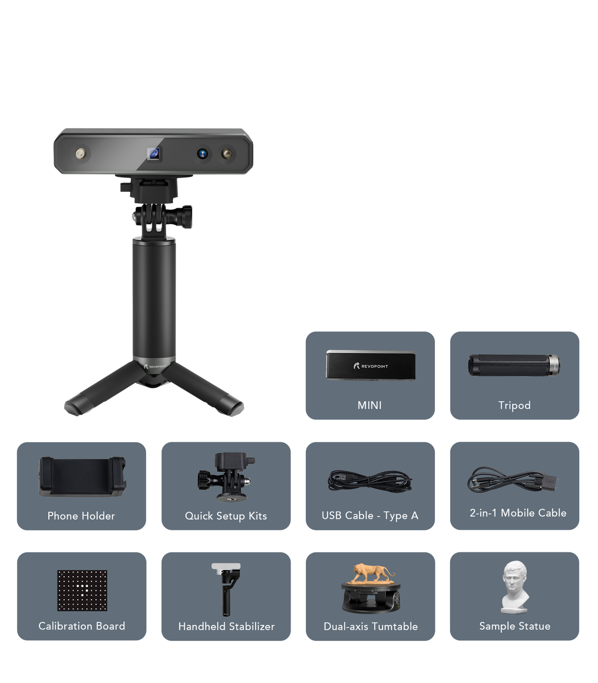 Revopoint MINI 3D Scanner Premium Package