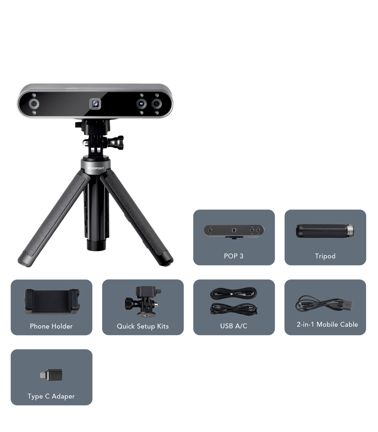 Revopoint POP 3 3D Scanner Standard Package